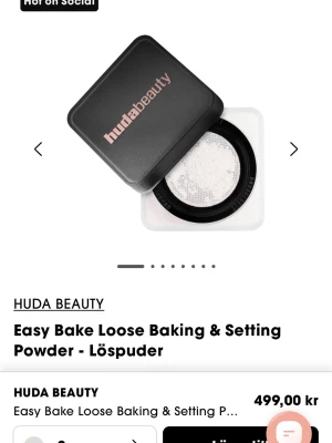 Huda beauty puder  - Huda beauty puder i färg sugar cookie(gamla förpackningen) helt full 