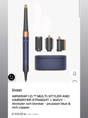 Dyson airwrap - Säljer min dyson då jag haft den väldigt länge och endast använt den ca 5 gånger.. så den är i nyskick! Skriv vid frågor. 
