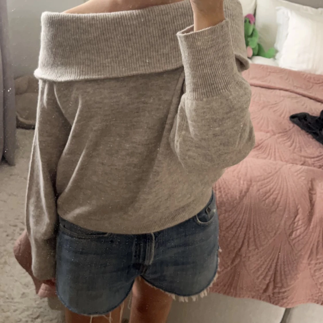 Beige tröja