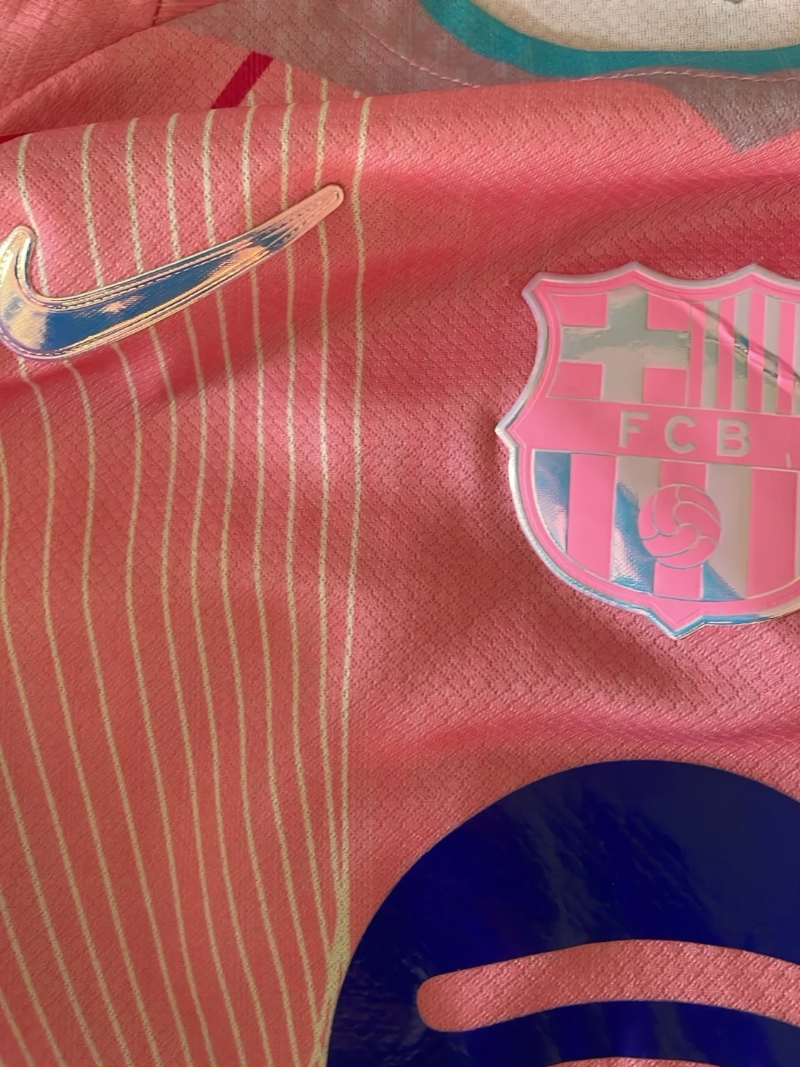 Rosa FC Barcelona matchtröja Nike - 1