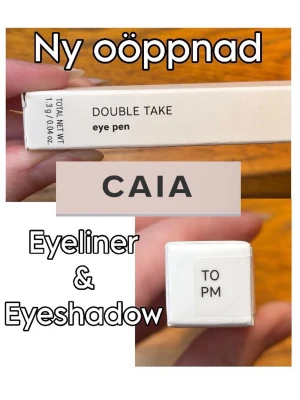 Ny Caia Cosmetics double take eye pen - Ny helt oöppnad penna med både eyeliner och eyeshadow i färg To Pm från Bianca Ingrosso Caia 