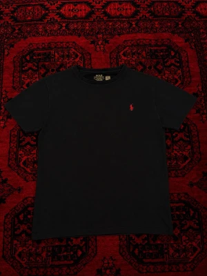 Ralph Lauren T-shirt - Skick, 8/10 inga defekter. Storlek M men passar bättre om man har EU S då den är 63 cm på längden vilket motsvarar EU S. Tvättas och fräschas upp innan frakt! Pris går att diskutera vid bundleköp / snabbaffär 💯🤝