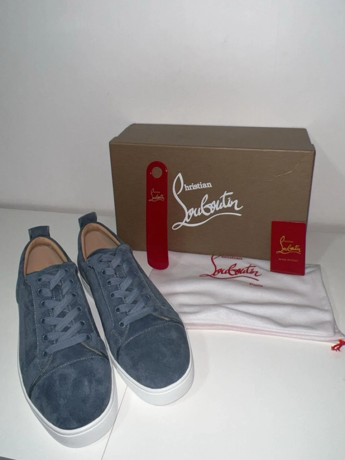 Blåa Christian Louboutin sneakers - 1
