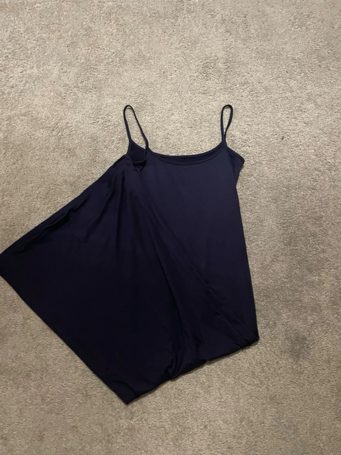 Marinblå klänning - 1