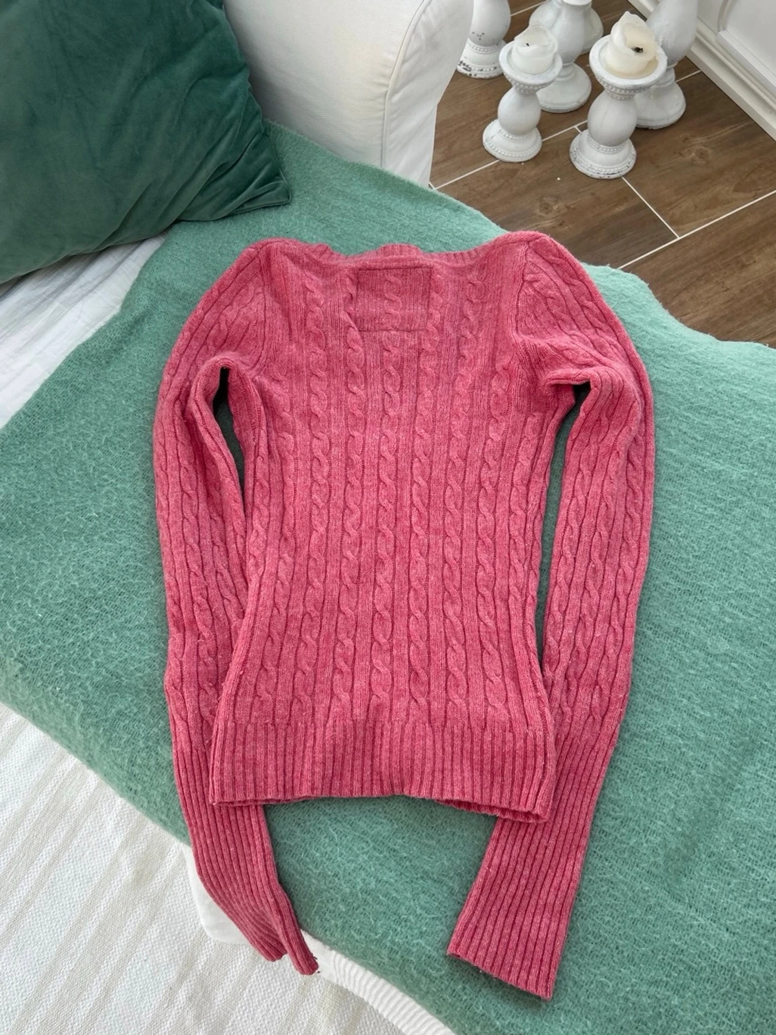 Abercrombie & fitch vintage stickad henley  - 5