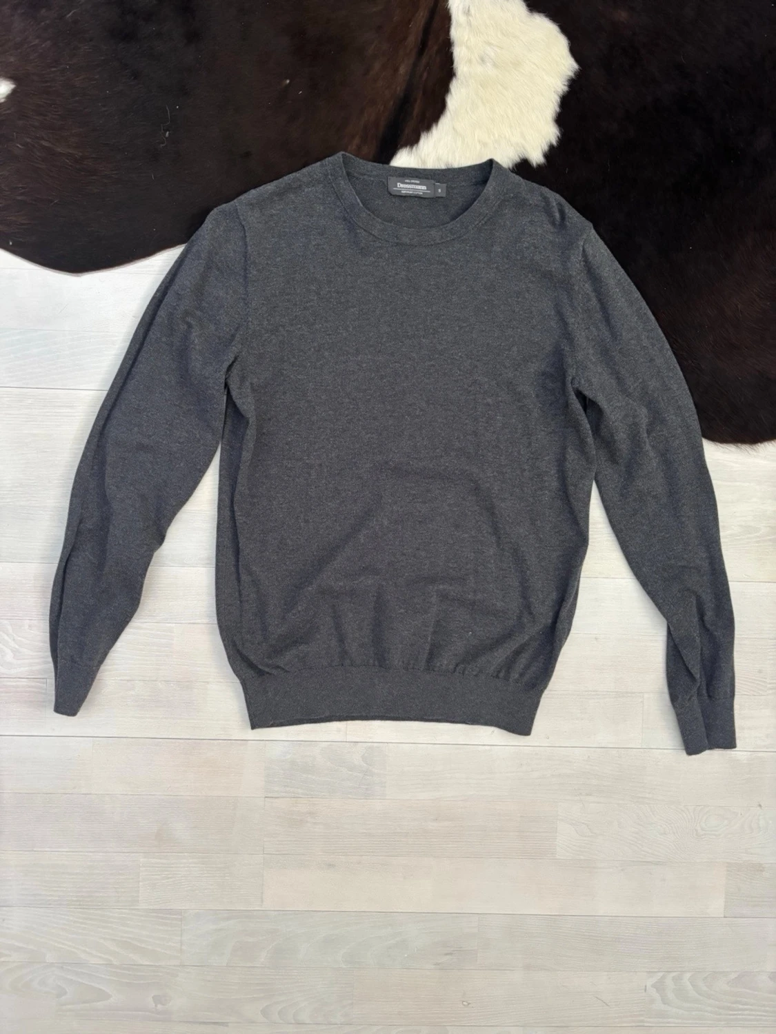 Mörkgrå tröja från dressman - 2