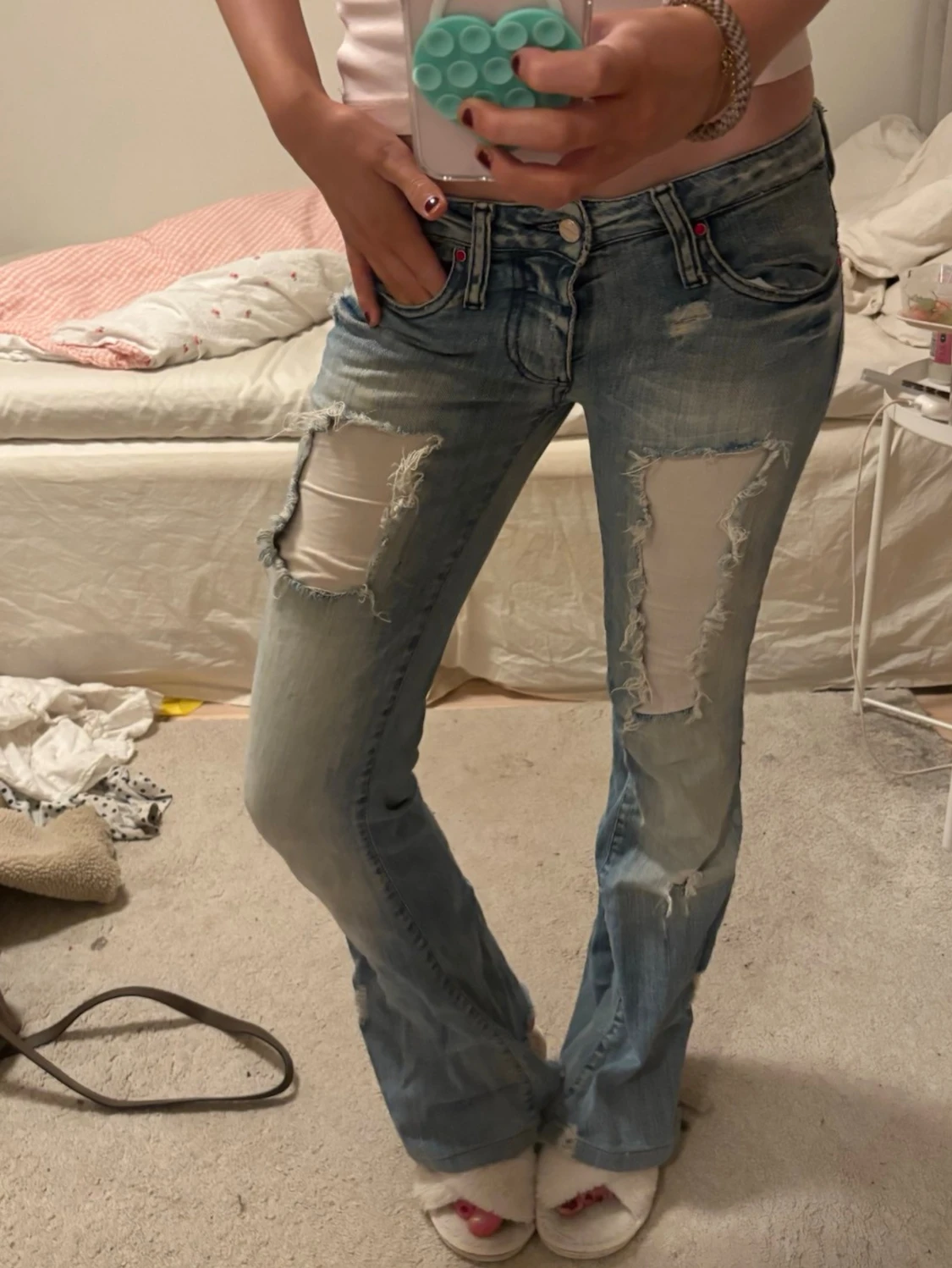 Snygga vintage jeans  - 1