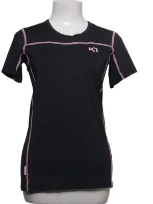 Svart tränings-tshirt Kari Traa - Säljer denna superfina tränings-tshirt från Kari Traa med rosa detaljer 💗