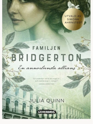 Familjen Bridgerton: En annorlunda allians - Säljer romanen 'Familjen Bridgerton: En annorlunda allians' av Julia Quinn. Trodde bokserien skulle vara något för mig, men icke! Denna bok har några hundöron men annars i gott skick ✨ Eget fotografi kommer inom kort!