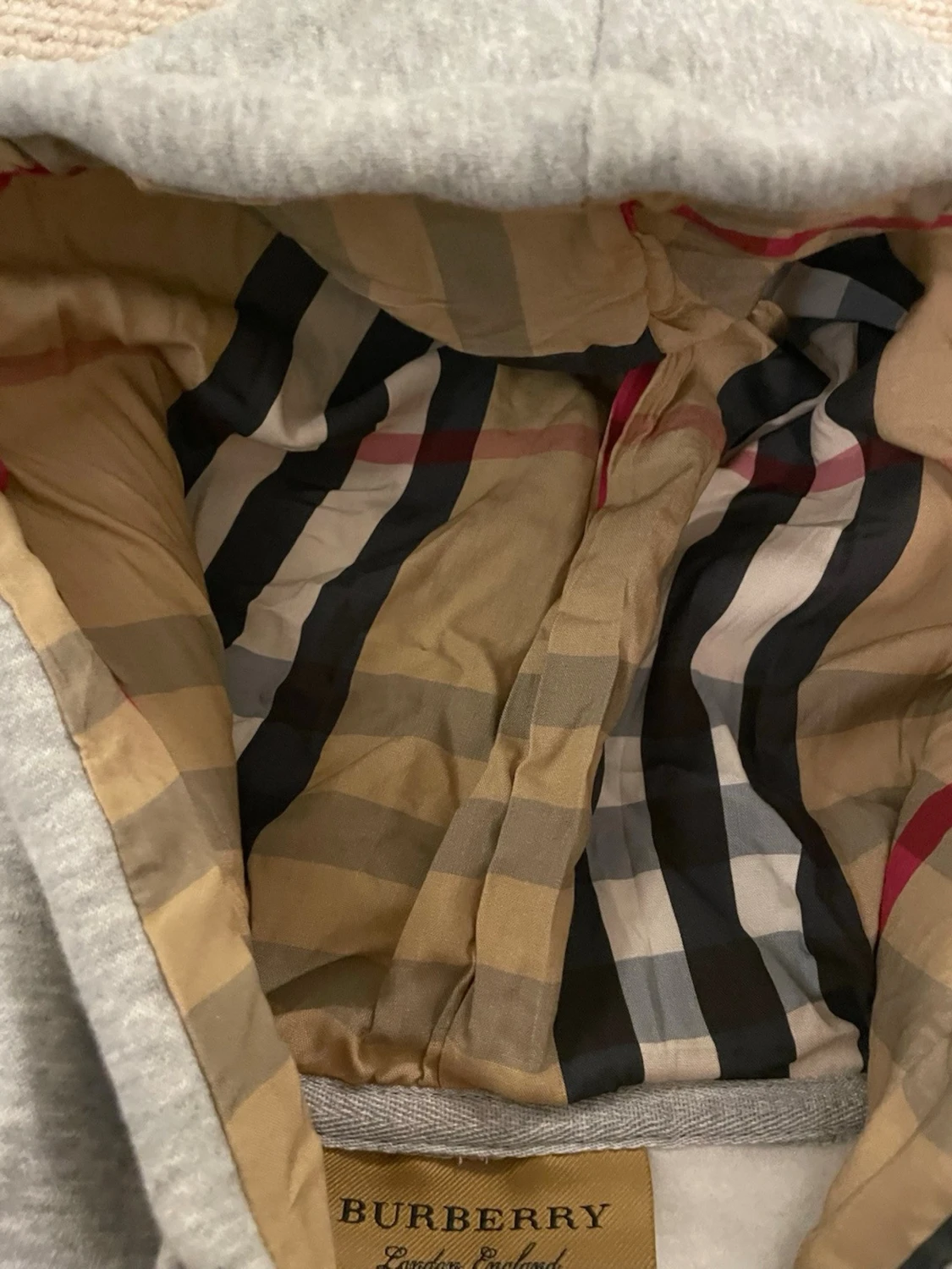 Grå zip-hoodie från Burberry - 2