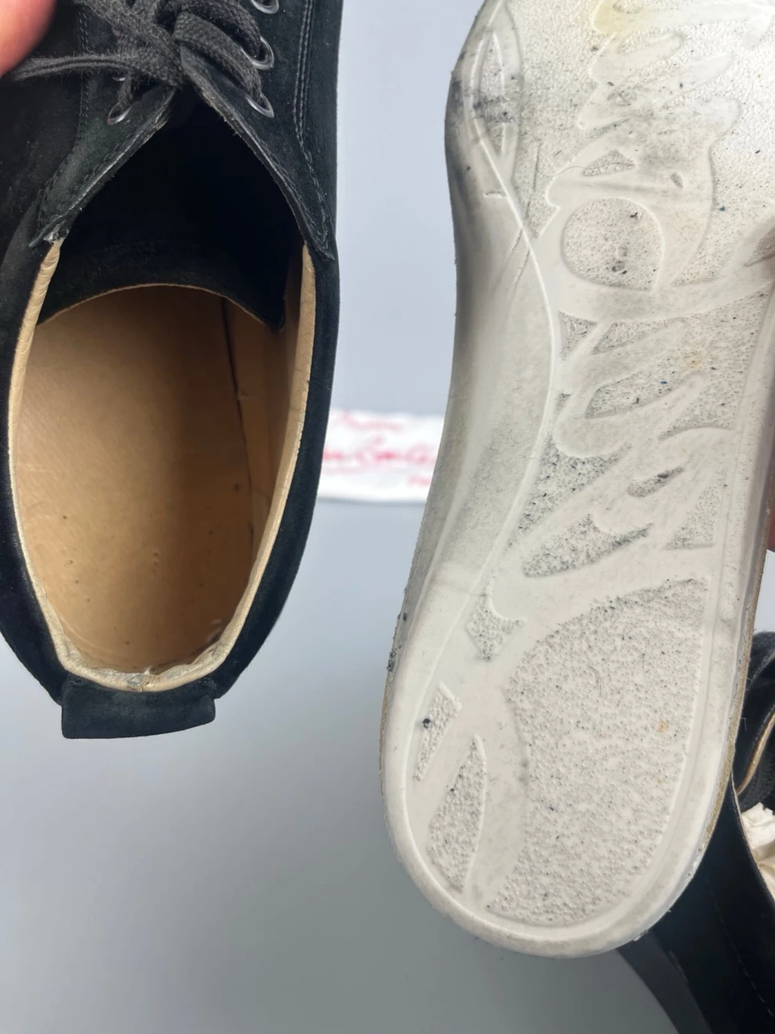 Helsvarta Louboutin skor med spikar   - 5