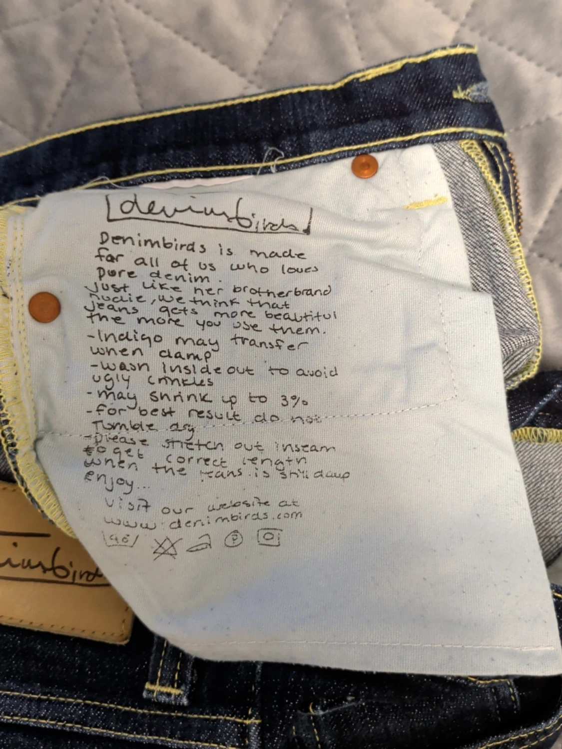 Mörkblå jeans från Deminbirds - 1
