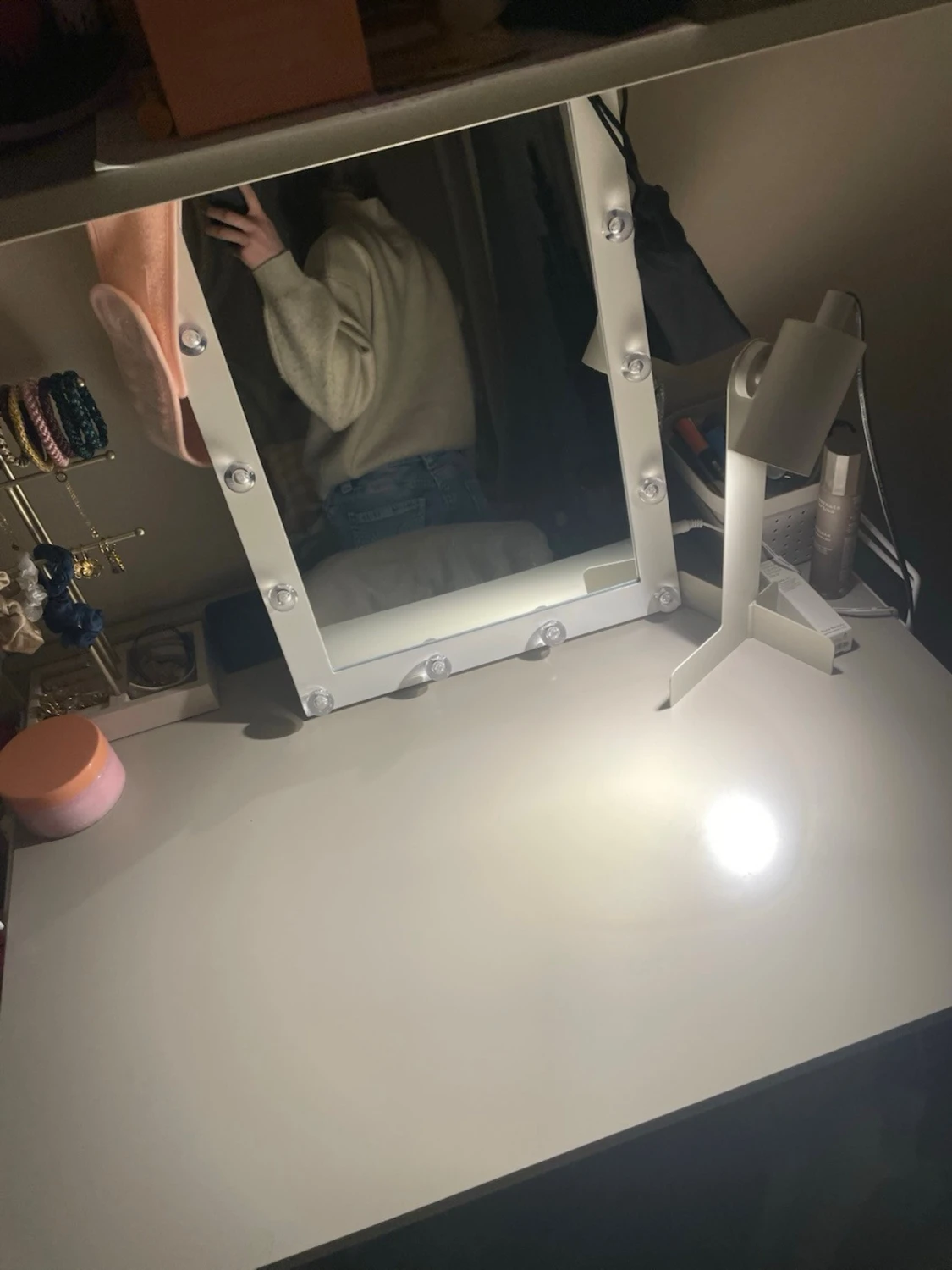 Superfin beige stickad tröja  - 2