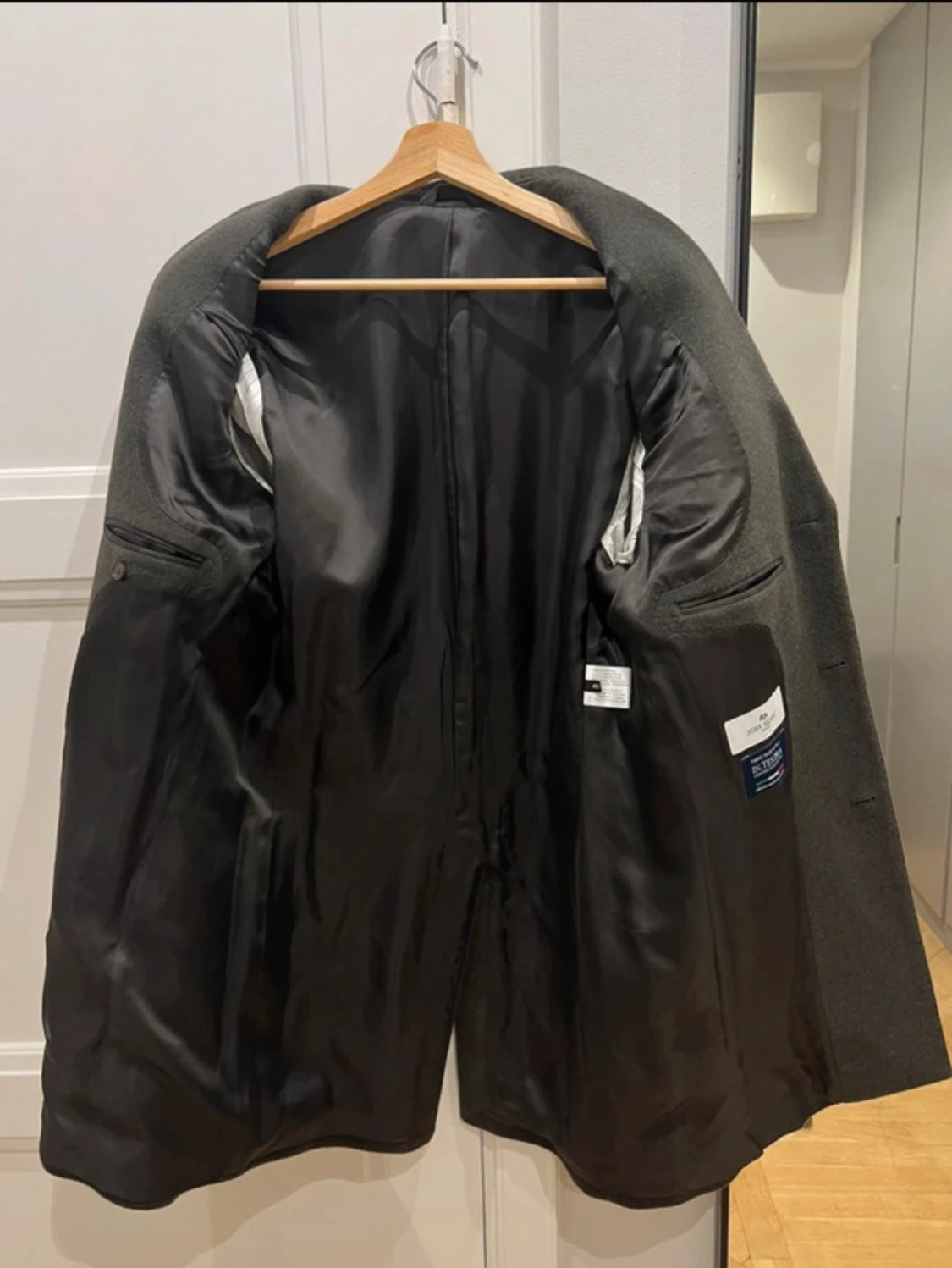 John Henric rock i ull och kashmirmix mossgrön size 48 slutsåld - 3