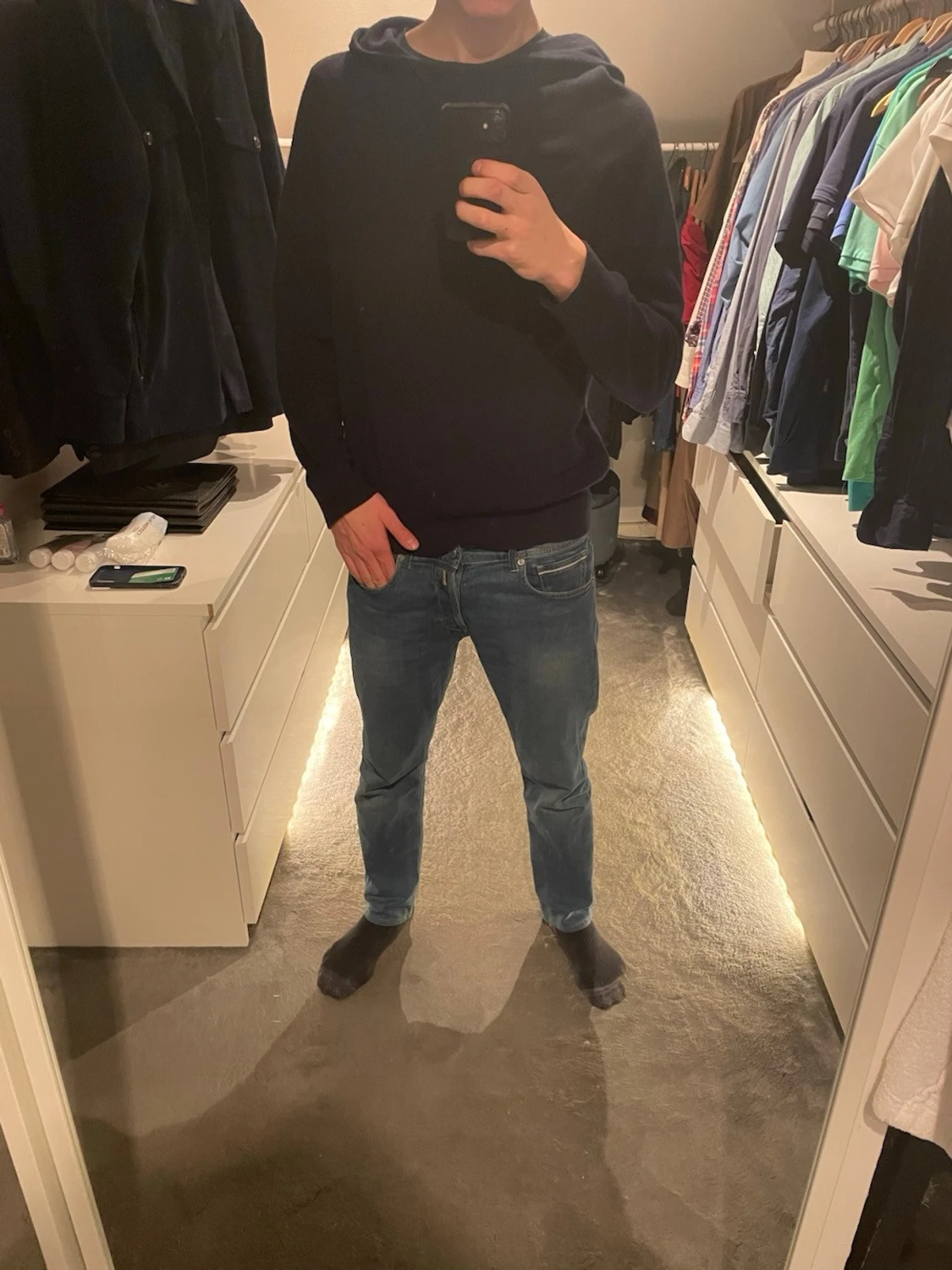 Mörkblå hoodie från Invento Italy - 3