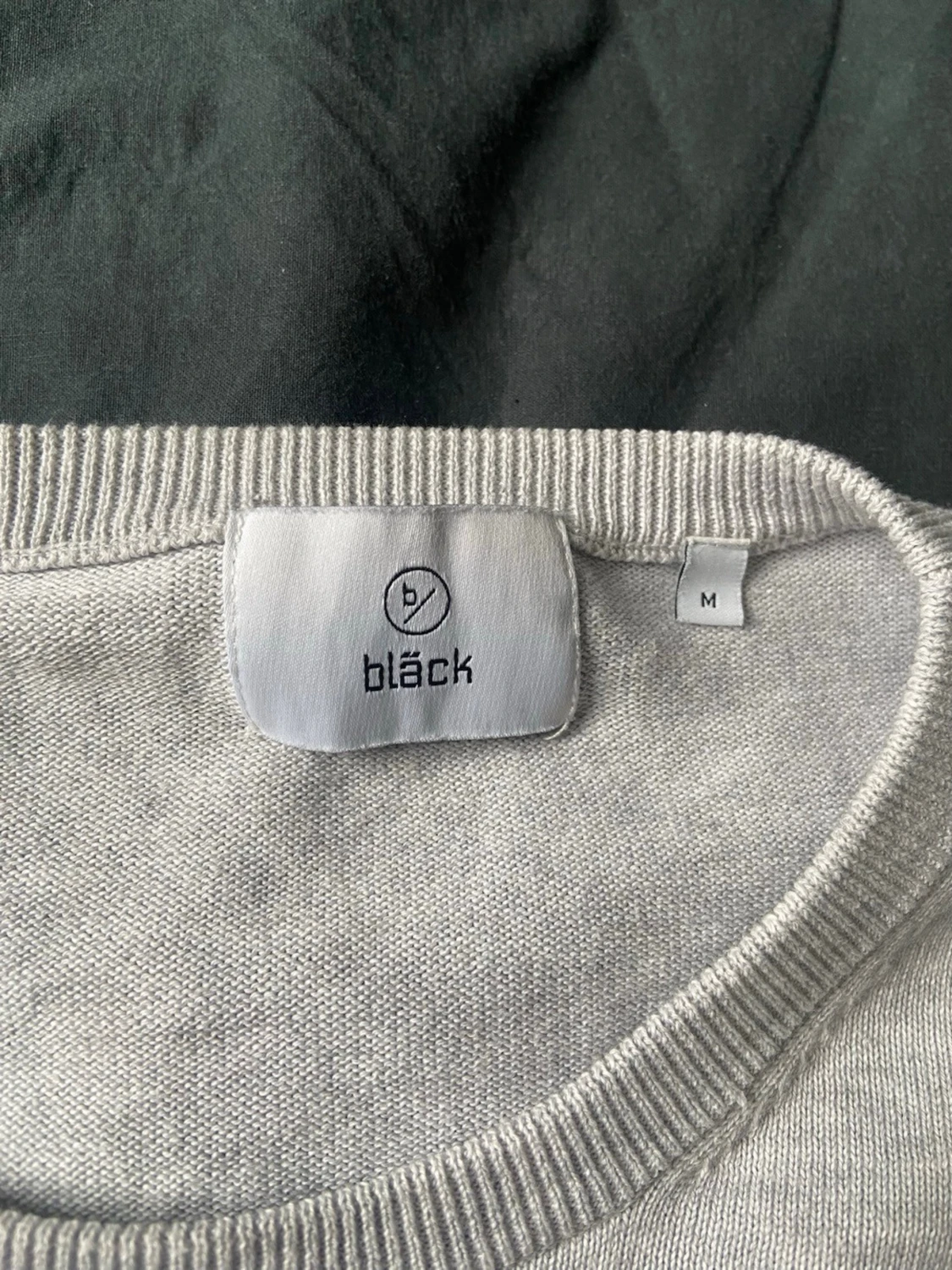 Ljusgrå basic tröja - 2