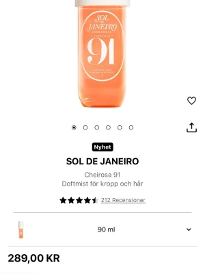 Sol De Janeiro 91 - Säljer denna, nästan helt full, säljs då den inte hinner komma till användning