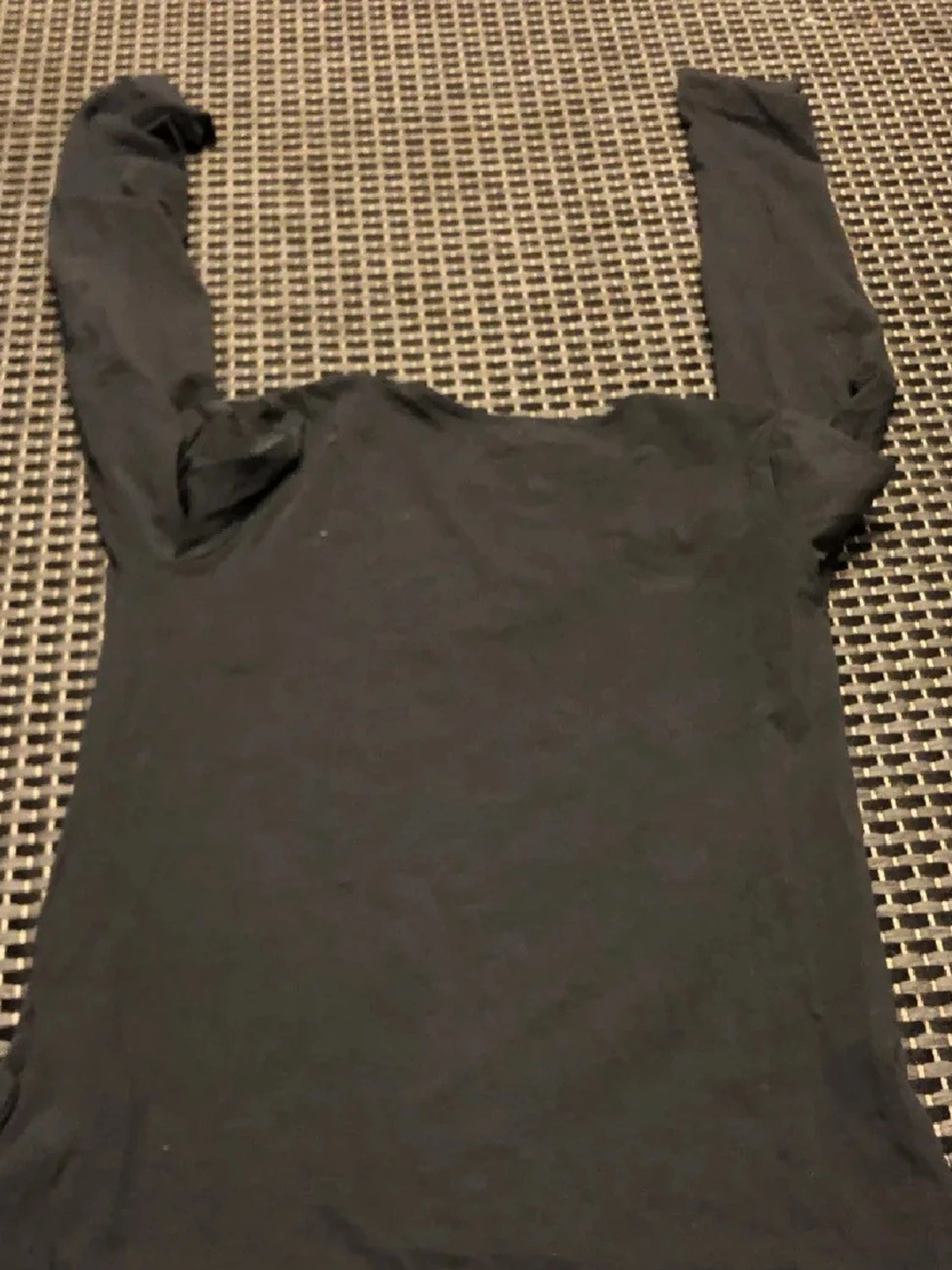 Svart långärmad topp H&M - 1