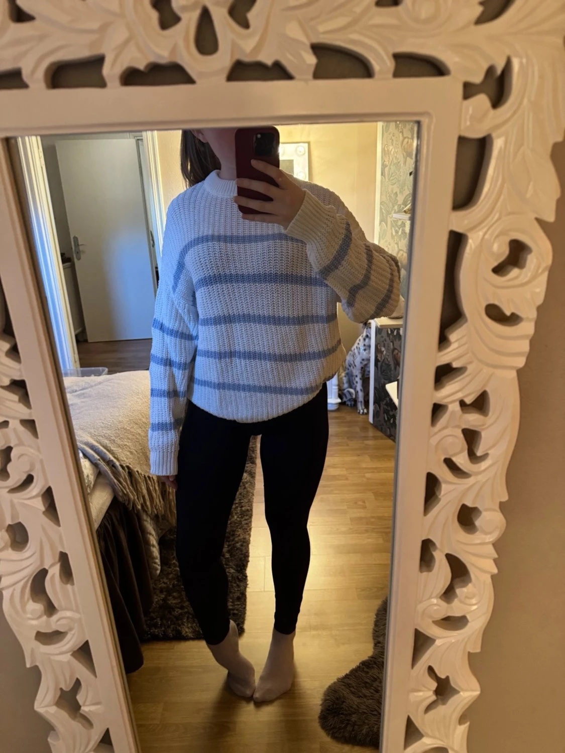 Randig stickad tröja från lager 157