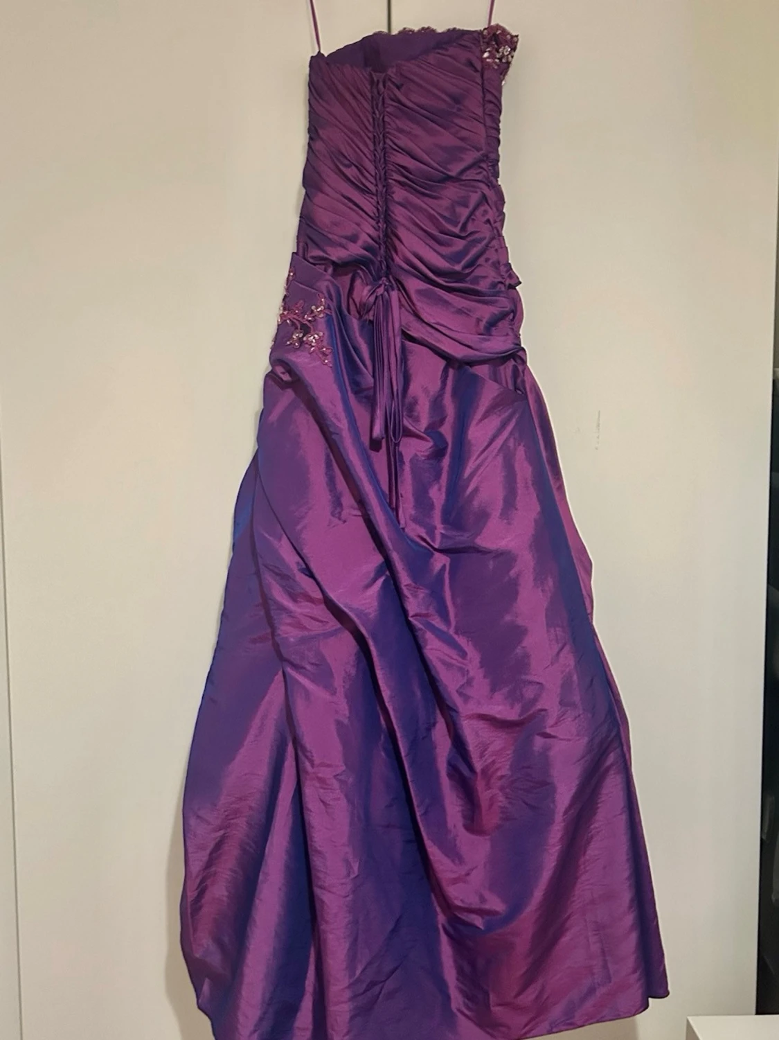Vintage lila klänning - 1