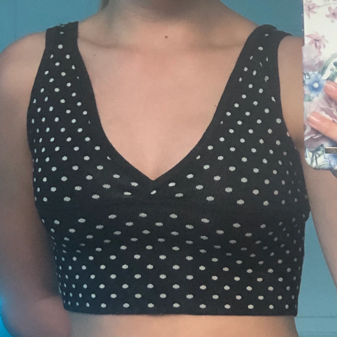 Jätte fin ”stickad” topp från Zara - 91