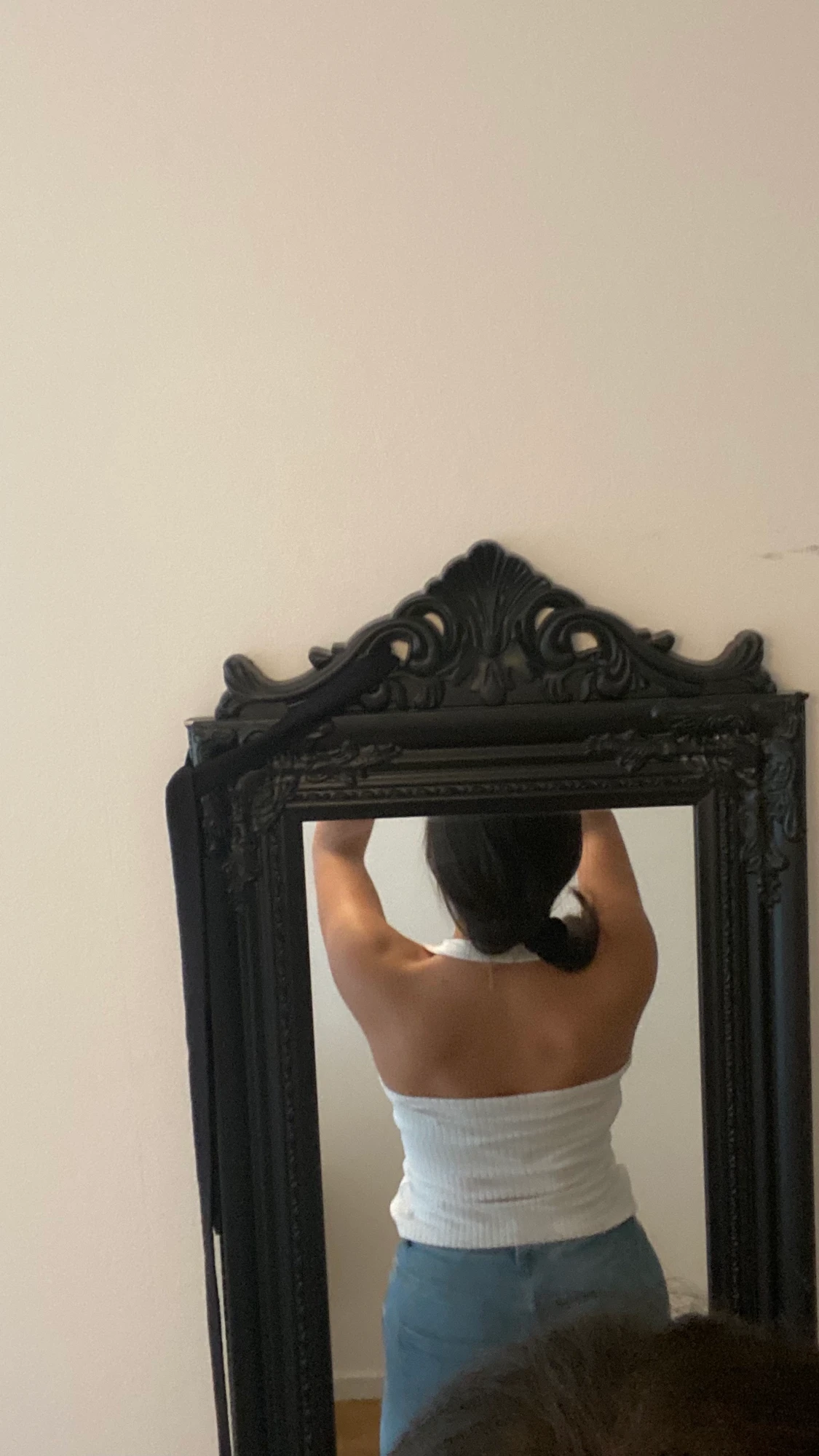 Trendig vit topp - 90