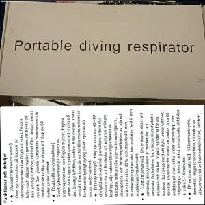 Portable Diving Respirator - Best scubadiving equipment out there.