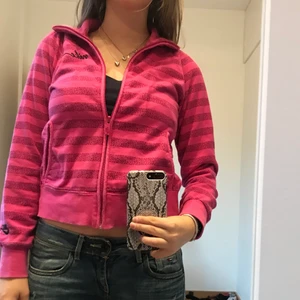 Vintage Nike tröja - Rosa randig Nike zipup 💖  Kom privat vid frågor om mått m.m❣️