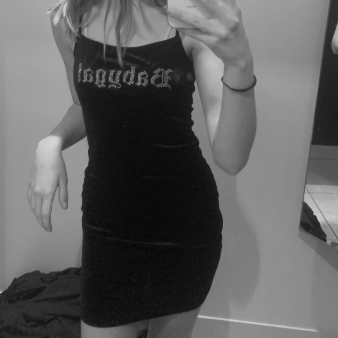 Svart klänning XS - 91