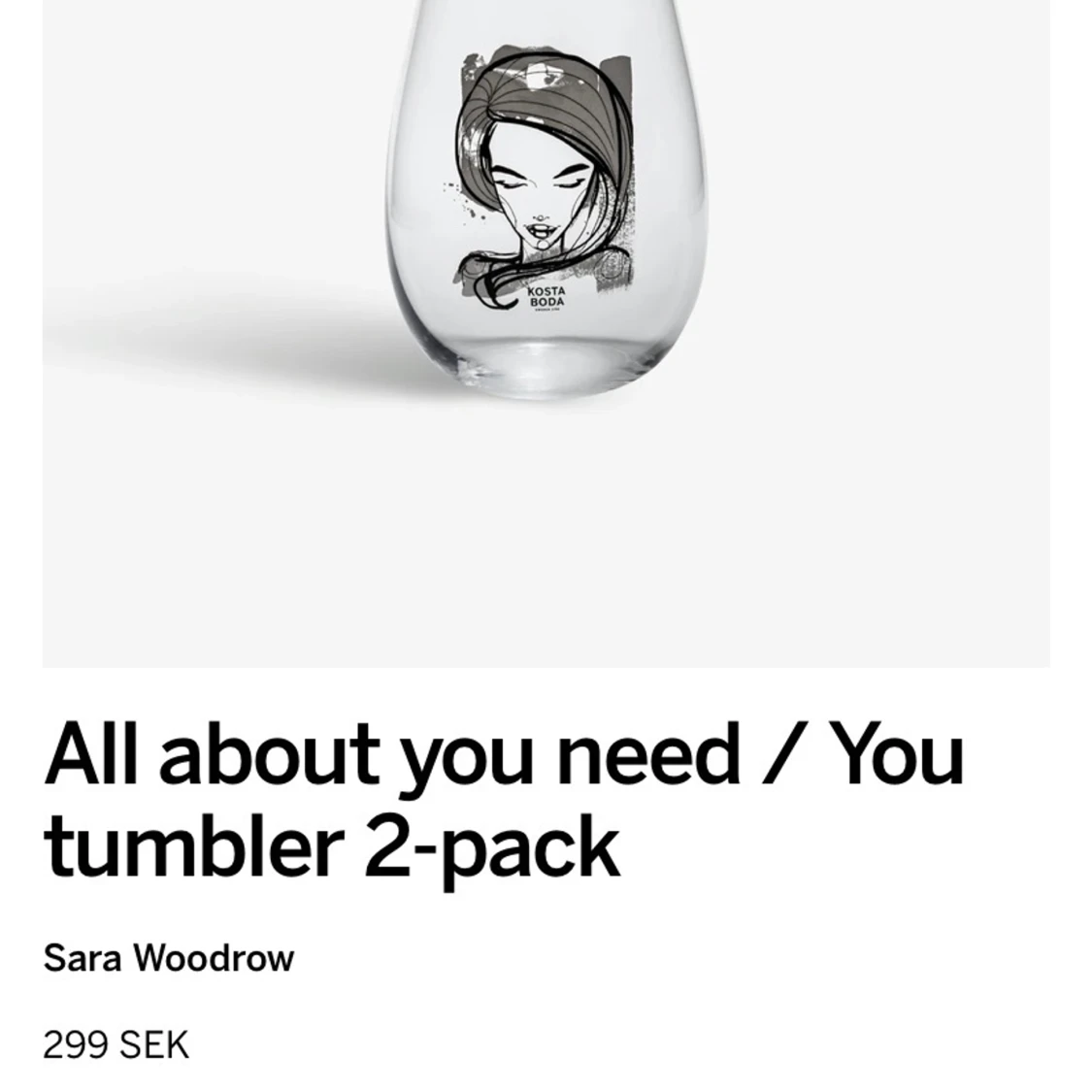 Oanvända kosta Boda! - 90