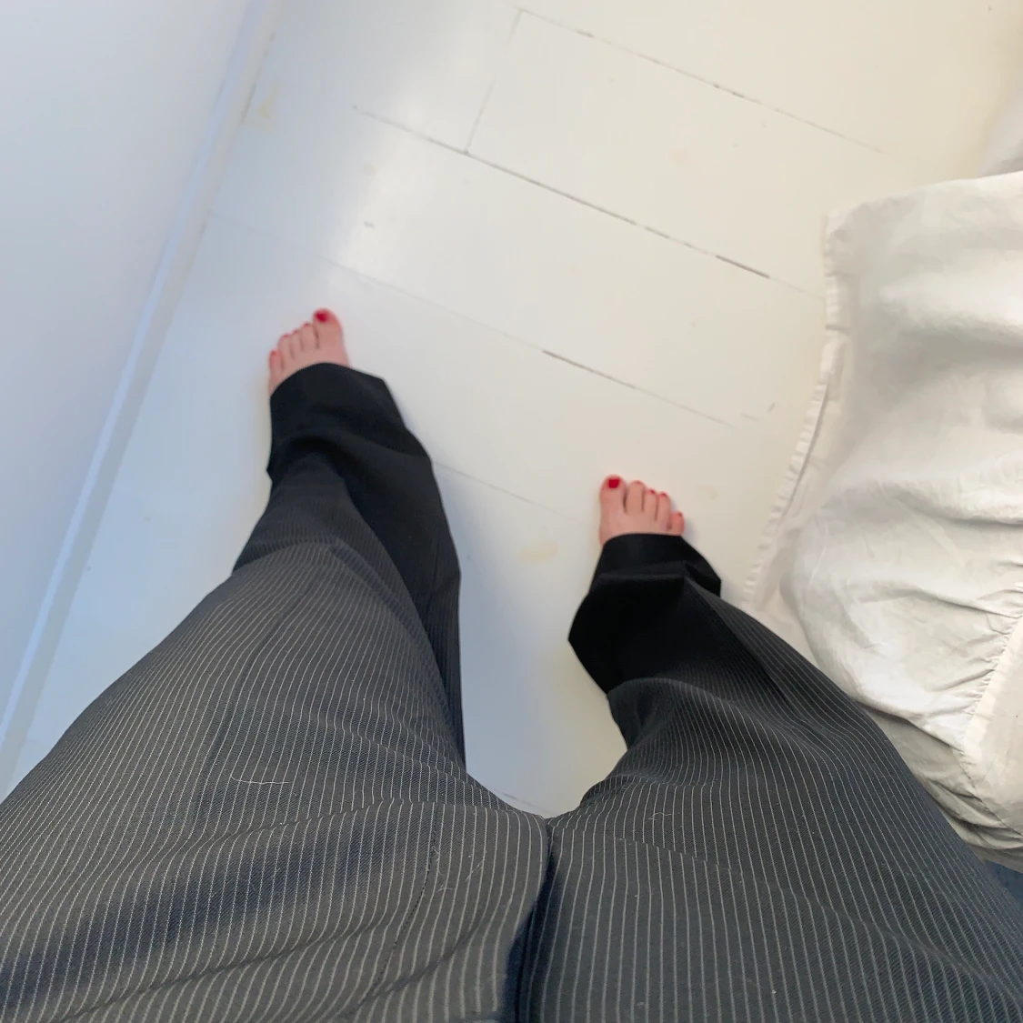 Lågmidjade kostymbyxor🖤 - 91