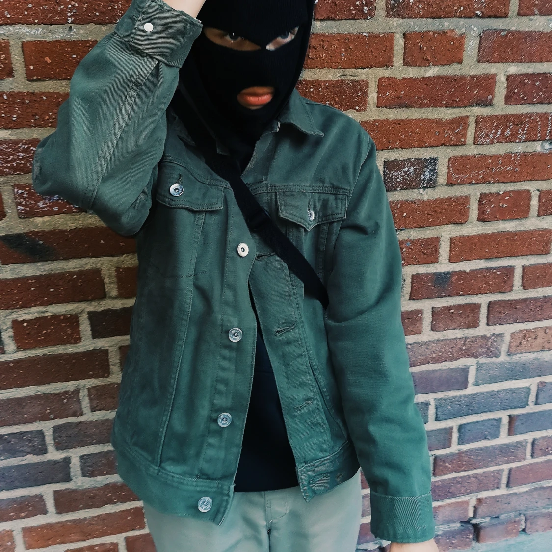 Vailent Green Jeans Jacket Size M fits S