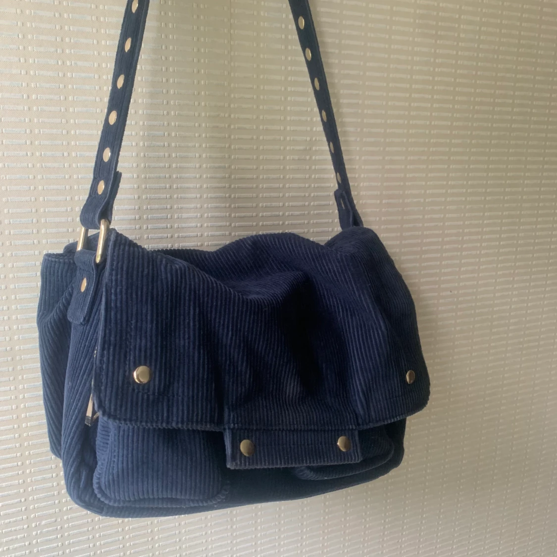 Blå Manchester nunoo väska  - 91