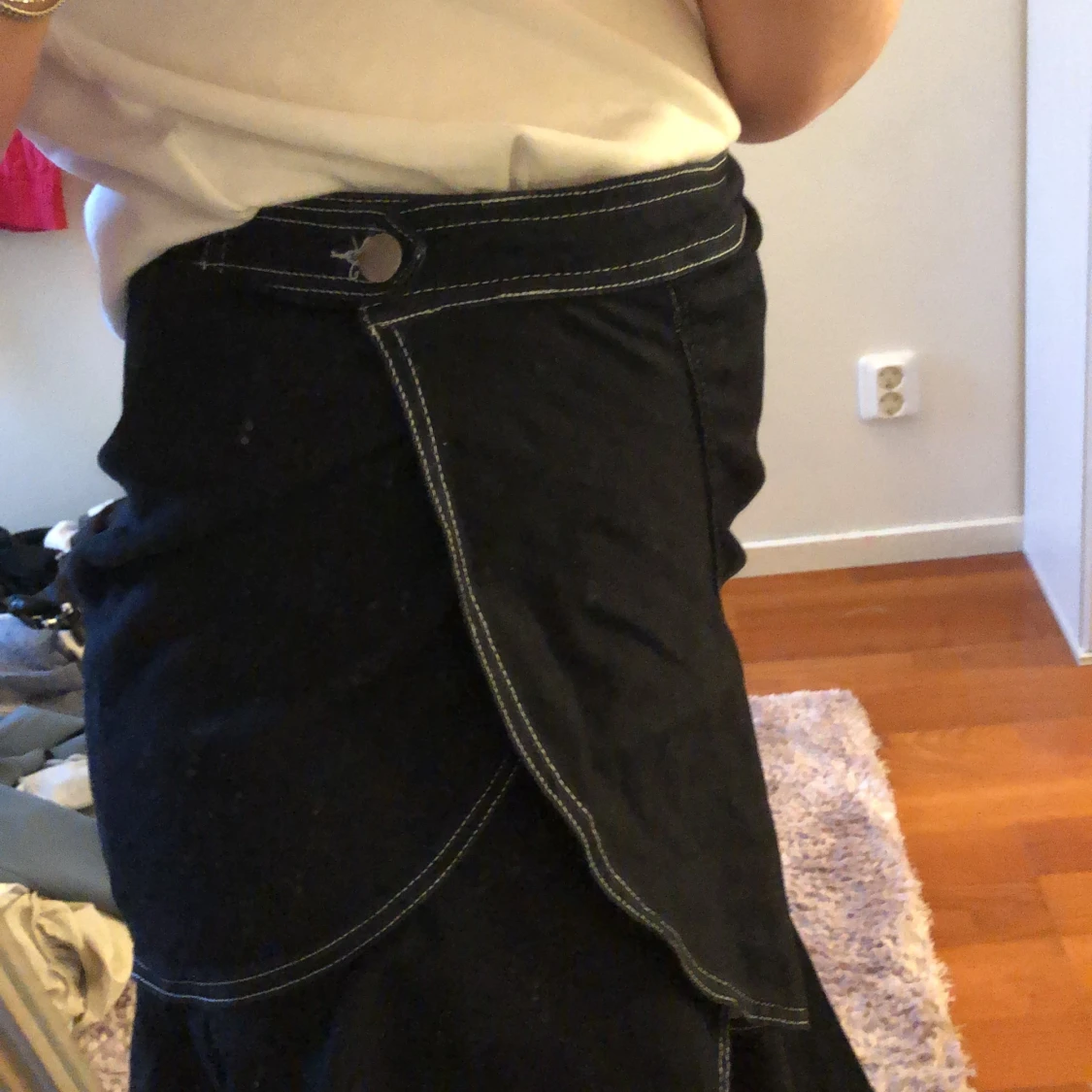 Lång Jeans kjol  - 91