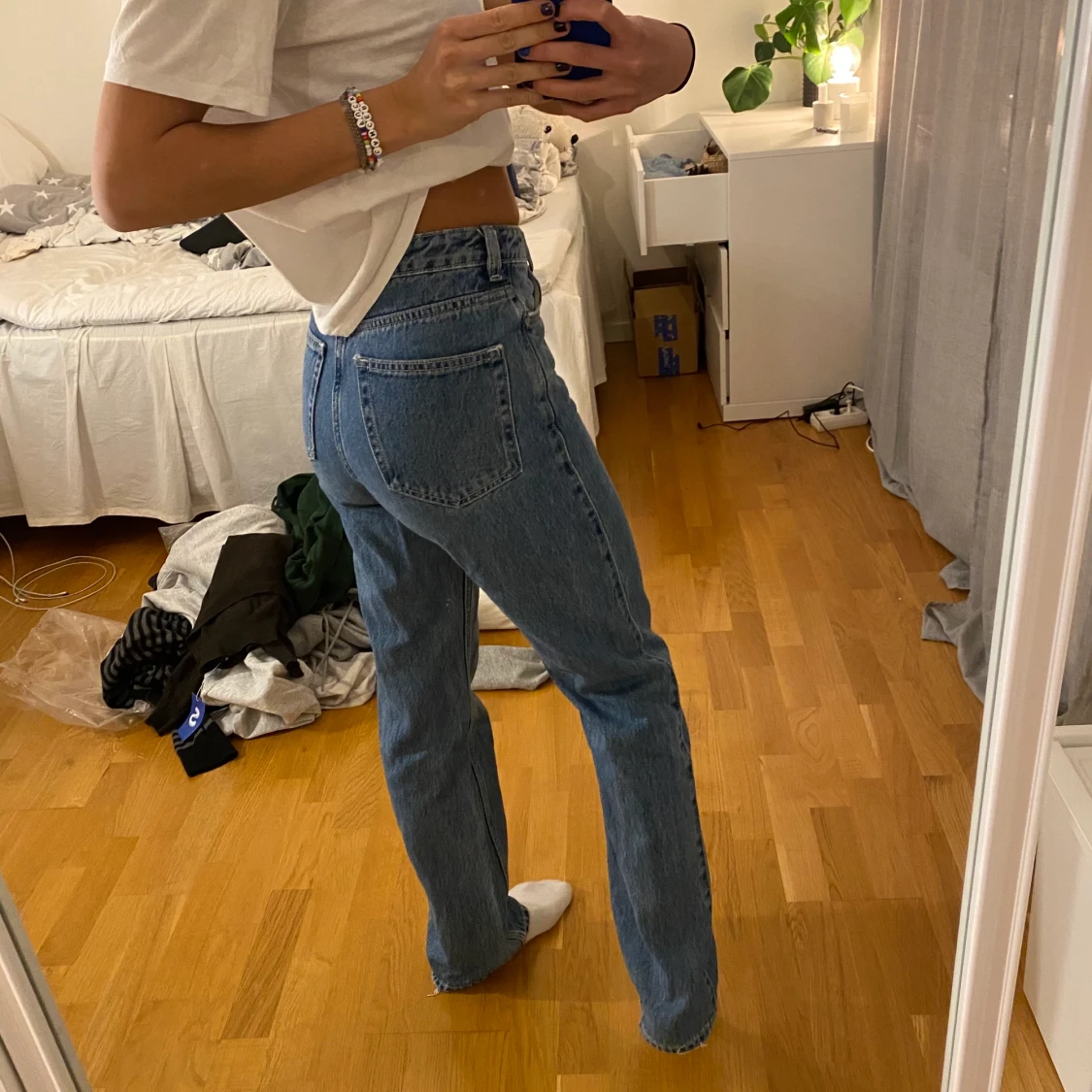 WEEKDAY ROWE BLÅ JEANS - 90