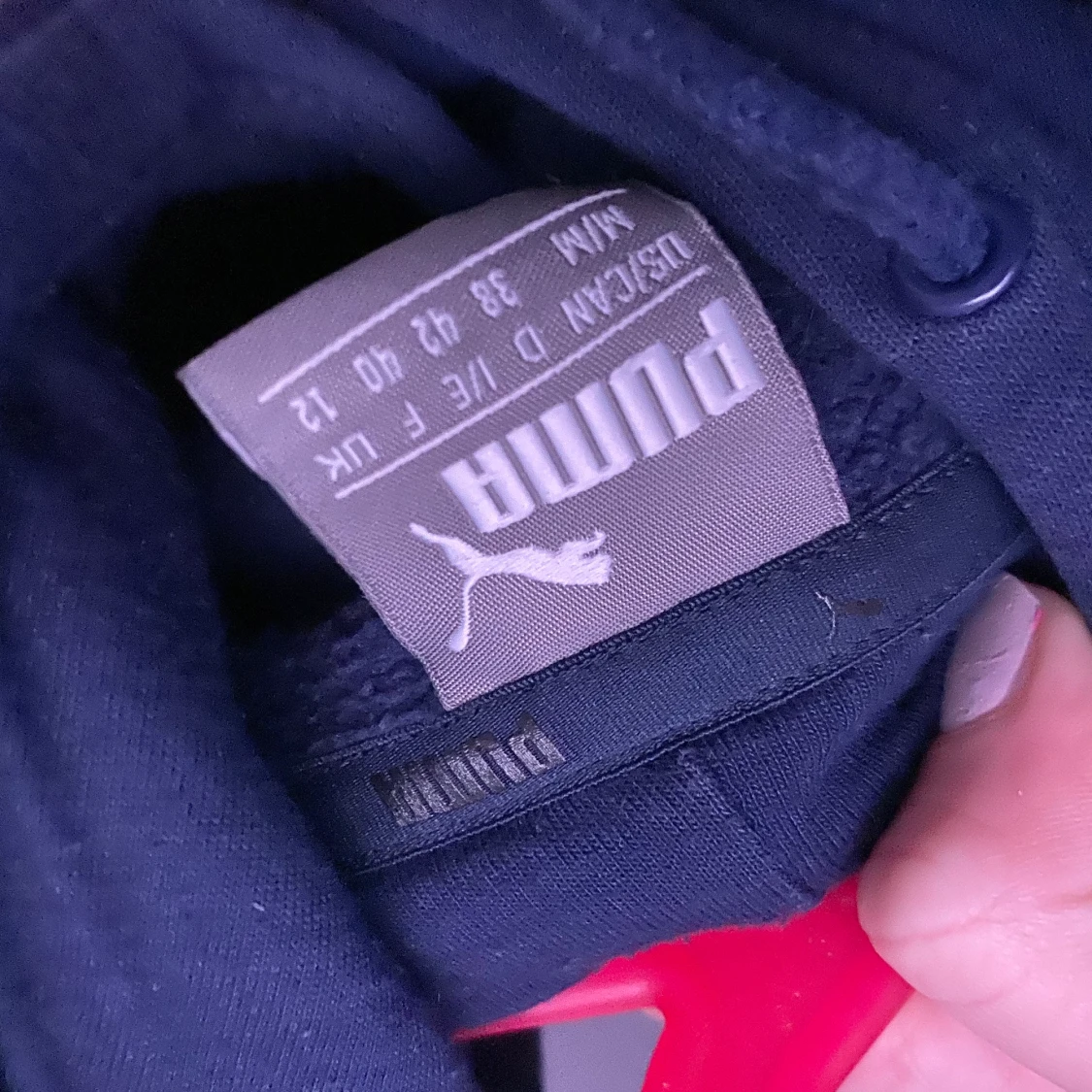 Marin blå puma tröja  - 90