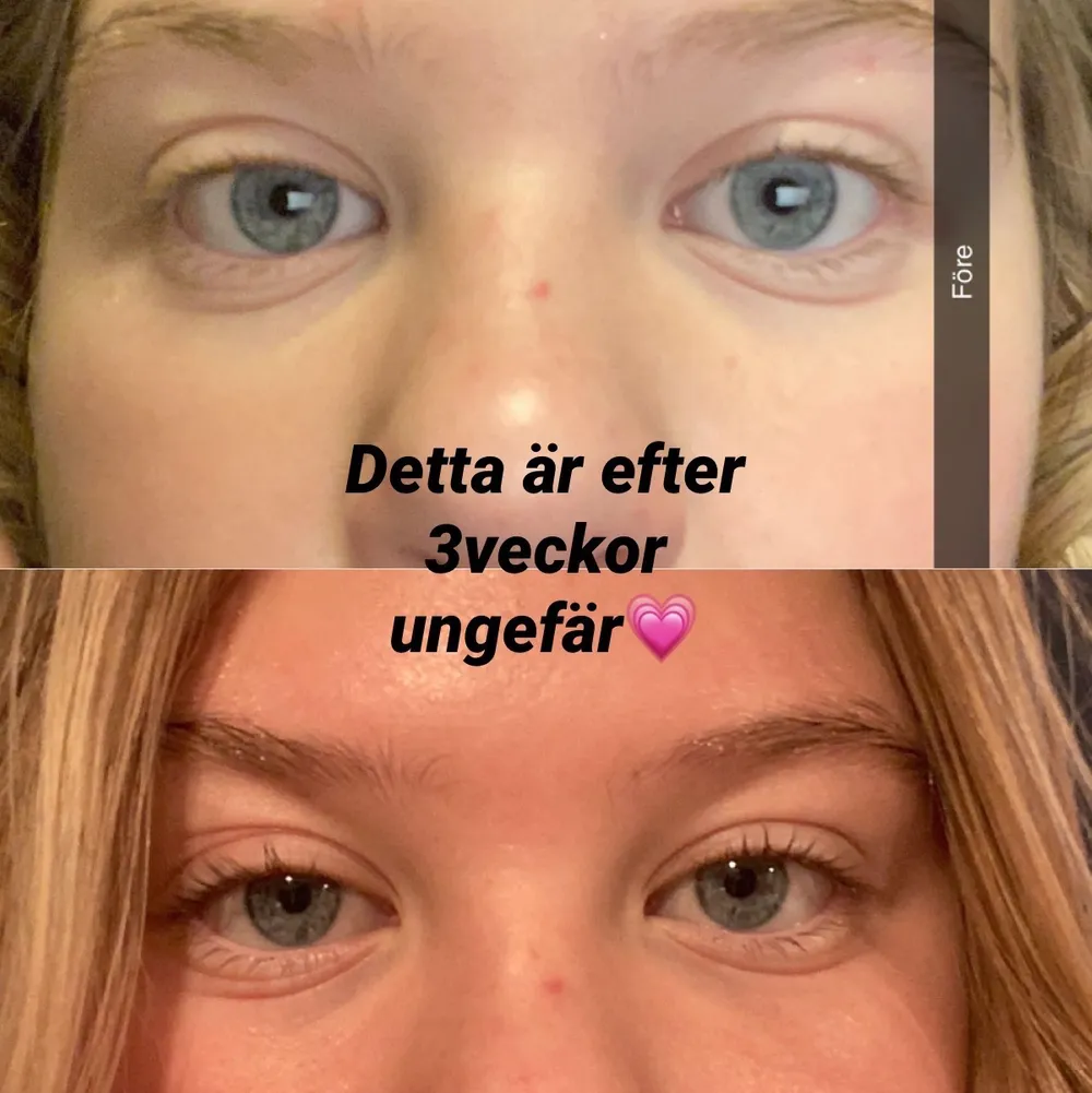 Ögonfrans och ögonbryns serum och läppoljor🥰  Ögonfrans och ögonbryns serum💫  Nu finns dessa ögonfrans och ögonbryns serum ute att köpa igen!✨  Serumet gör att dina fransar/bryn blir fylligare, stimulerar även hårväxten💗(Gör att de blir längre)   Applicera serumet på dina fransar/bryn innan du går och lägger dig, eller ha de under dagen💗Tvätta sedan bort serumet med vatten och upprepa i 2-3 månader för bäst resultat⚡️  Serumet räcker i ungefär 1,2-3 månader (beror lite på hur mycket du tar) 💗 Innehåller: Jobajaolja, Vitamin-E olja och Ricinolja💗 Veganska och icke djurtestade☘️🌿  52kr+12kr frakt🤩  KRAM❤️. Accessoarer.