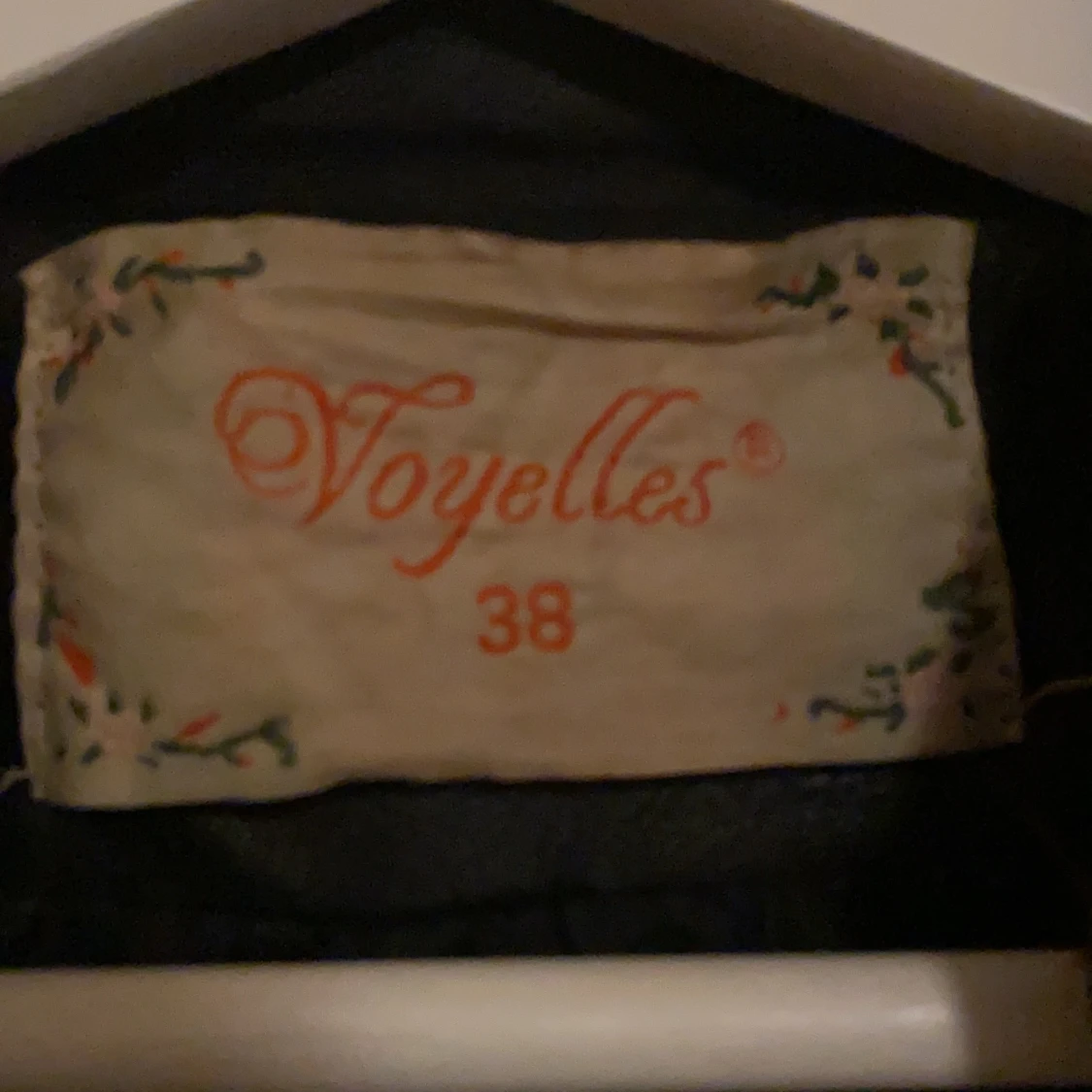 Svart skinnjacka  - 90