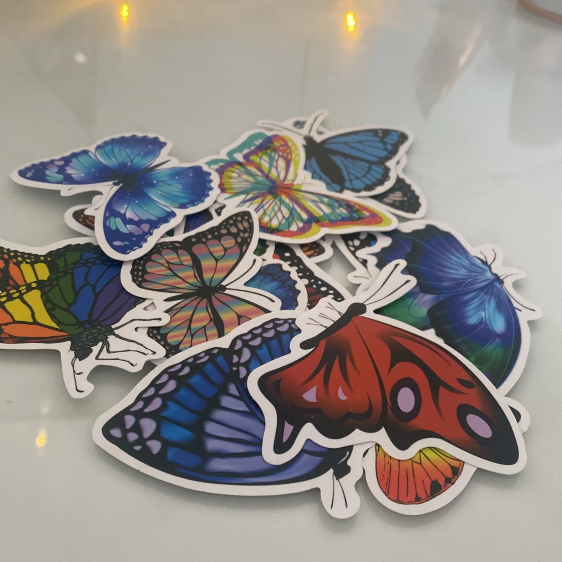 Fjärils klistermärken
