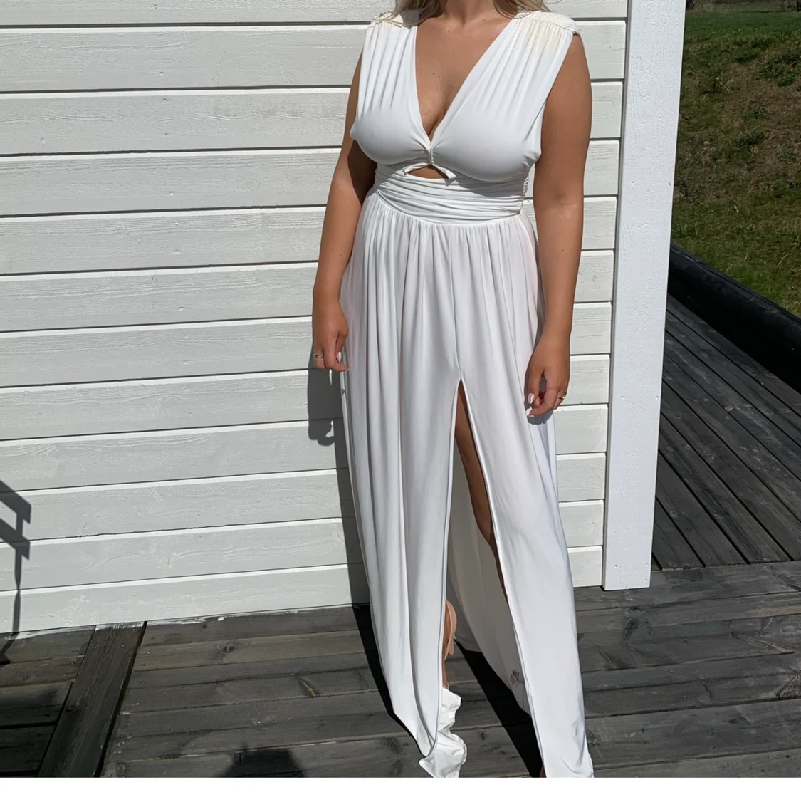 Vit balklänning  - 91