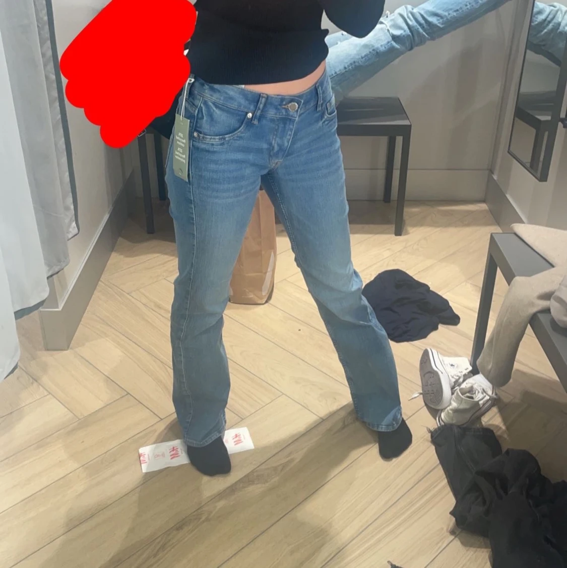 Lågmidjade jeans - 90