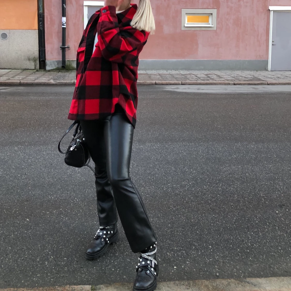 Skinnbyxor croppade - 90