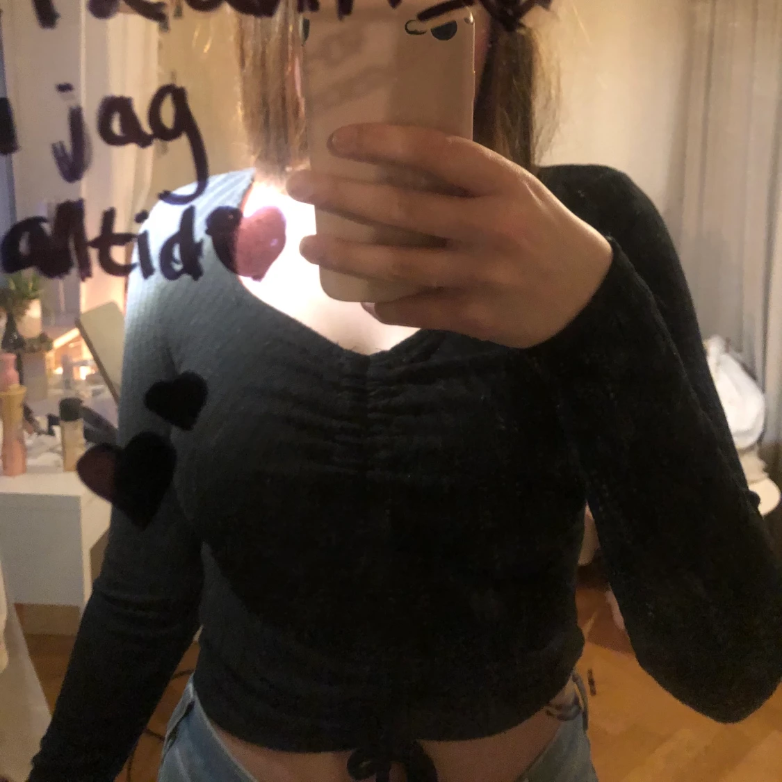 Tröja med snörning - 90