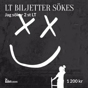 Louis Tomlinson biljetter Stockholm sökes - Jag söker 2 biljetter till Louis Tomlinson konsert i Mars