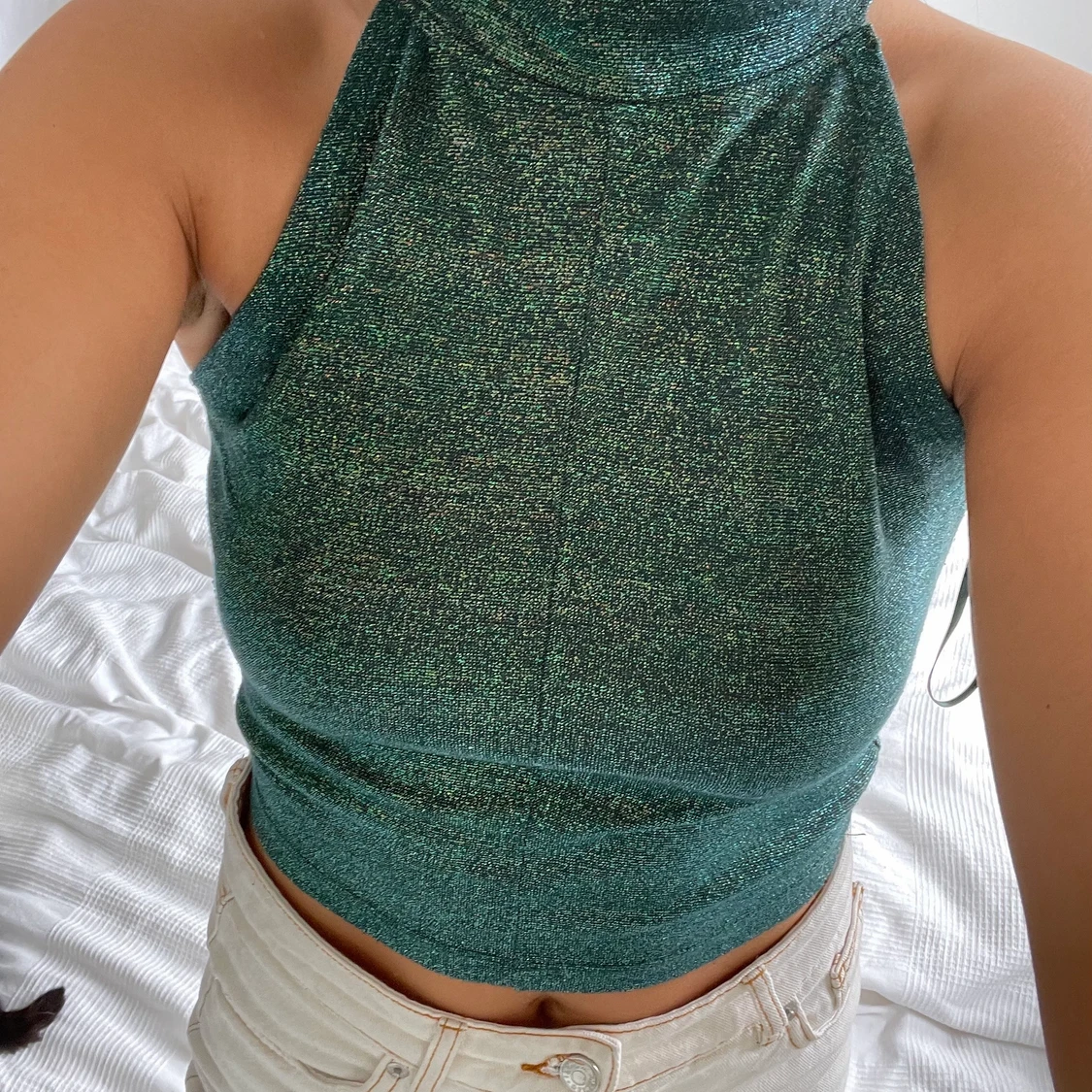 Glittrig festtopp  - 91