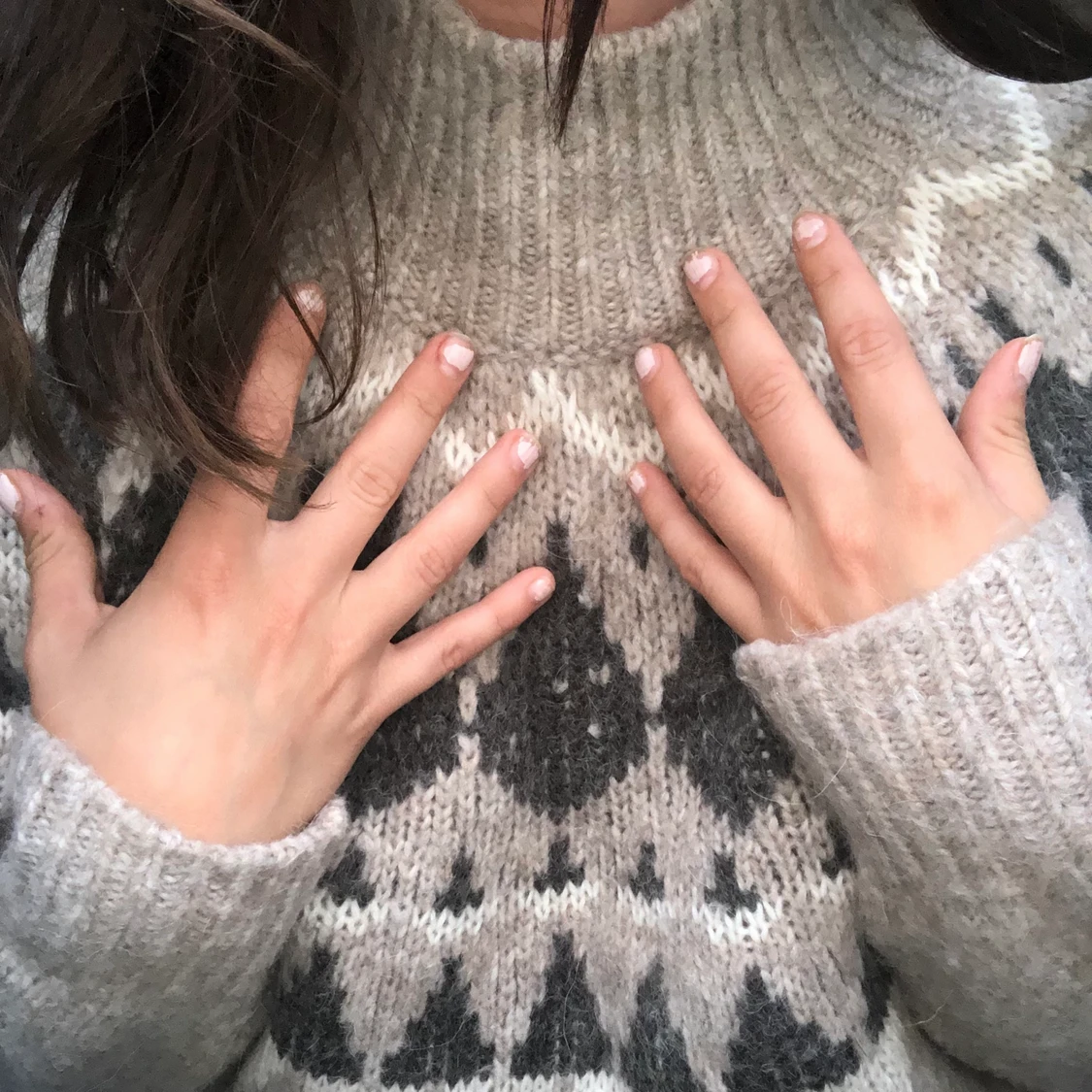 Stickad hm tröja - 91