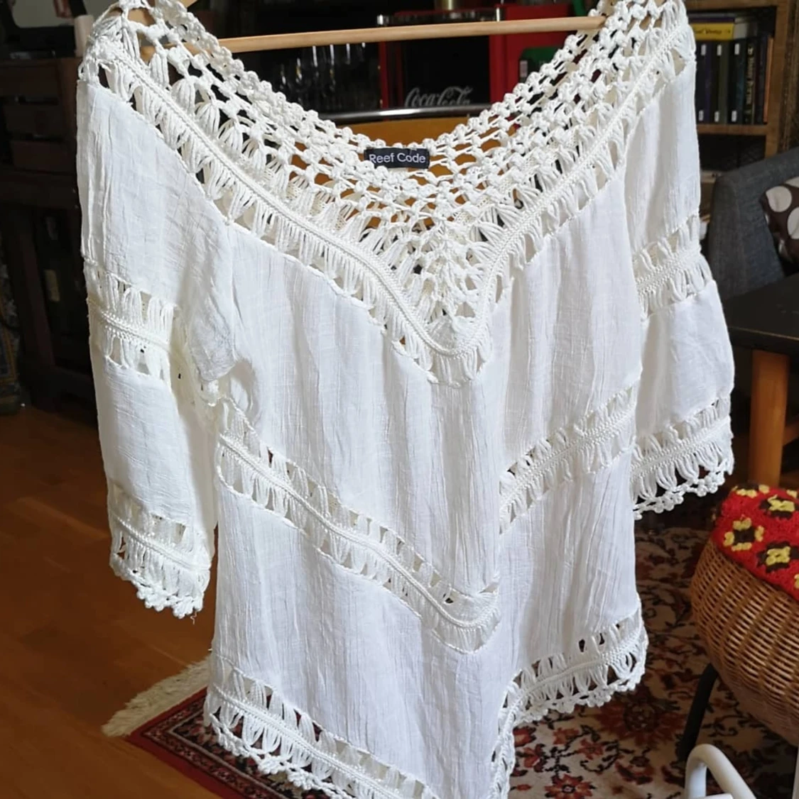 Virkad blus boho hippie  - 90