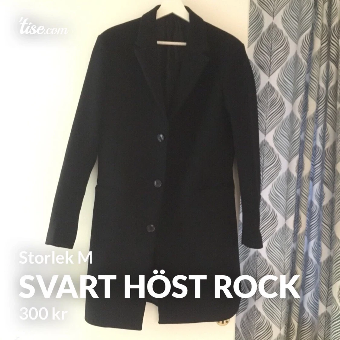 Höst rock Svart, storlek M