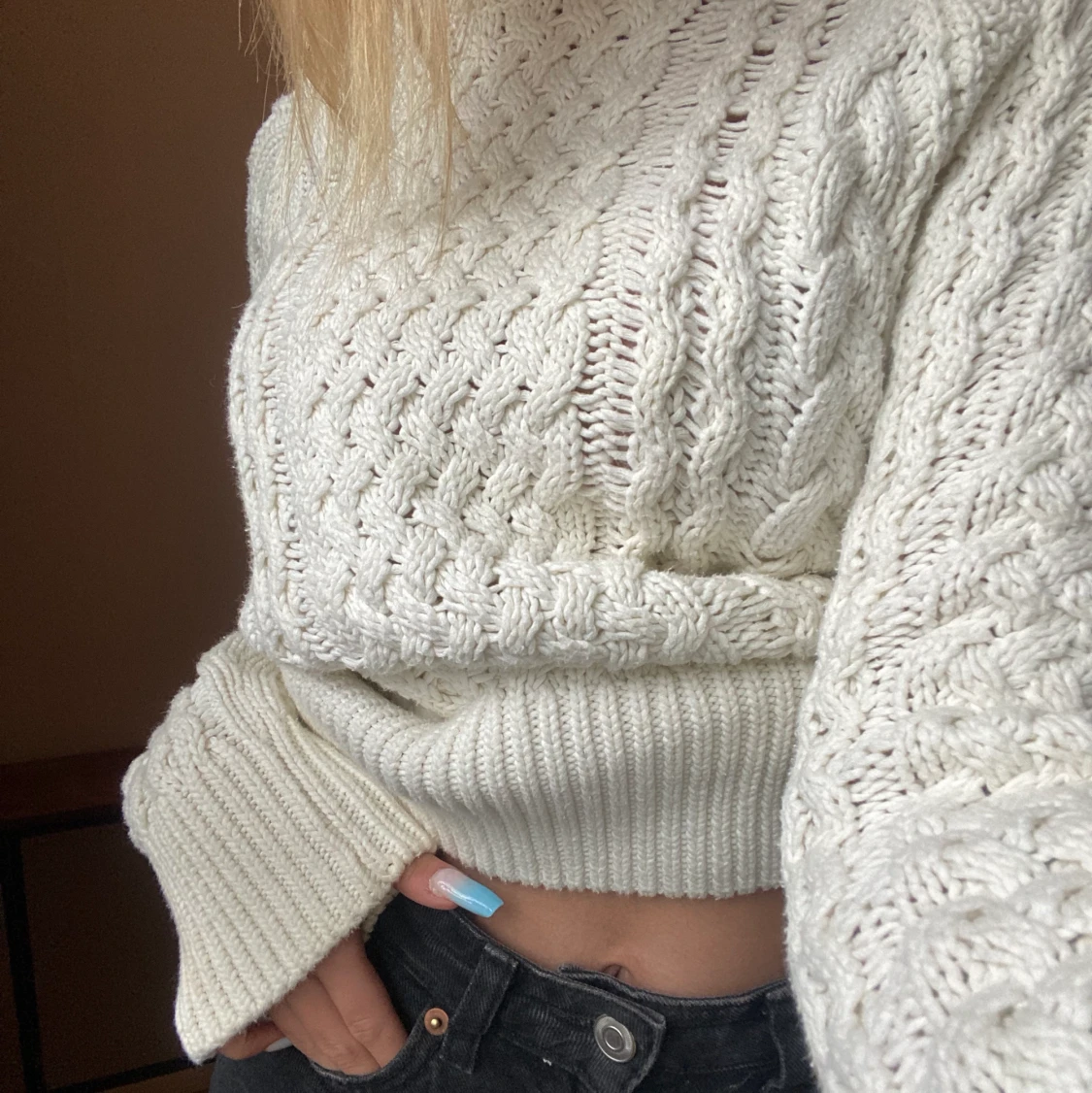 Stickad tröja - 90