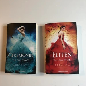 Pocket  - Första och andra boken i the selection serien. Eliten är såld, ceremonin finns kvar😊 Oanvända då jag redan har dom, 40 kr st +frakt